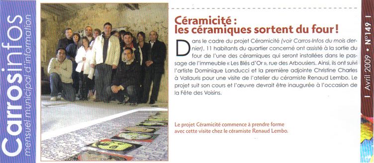 Cliquez pour lire cet article de presse sur Dominique LANDUCCI