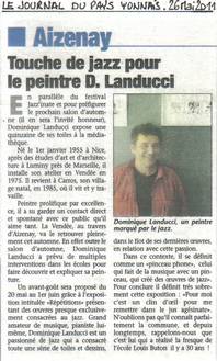 Cliquez pour lire cet article de presse sur Dominique LANDUCCI