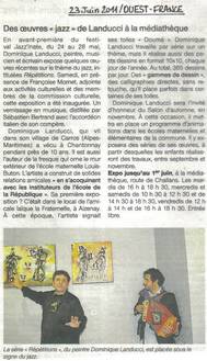 Cliquez pour lire cet article de presse sur Dominique LANDUCCI