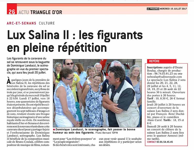 LE PROGRES, 19 Juillet 2017